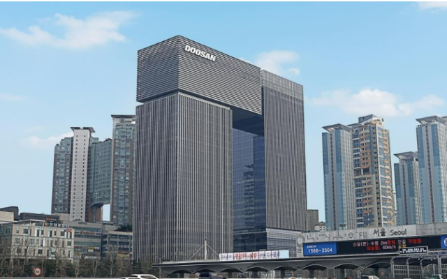 분당두산타워 전경 사진두산