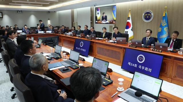 [포토] 이재명 대통령 국무회의 주재