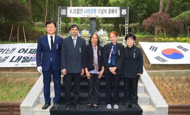 대구 수성구는 제70회 현충일을 맞아 지난 6일 오전 9시 범어공원에서 ‘나야대령기념비 참배식’을 성황리에 개최했다 사진대구수성구