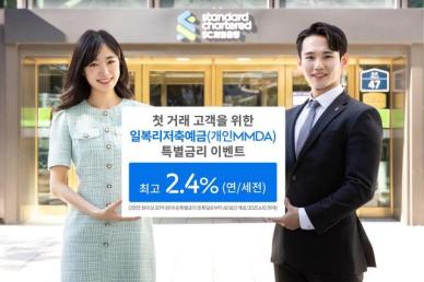 SC제일은행, 첫 거래 고객에 최고 연 2.4% 금리
