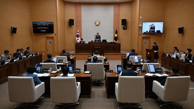 완주군의회 본회의사진완주군의회