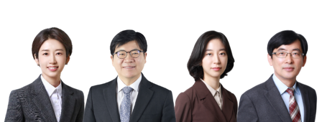 왼쪽부터고인선 서순성팀장 이수지 변호사 천명철 전문위원 사진법무법인 원
