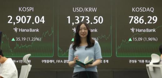 [마감시황] 6일째 상승 코스피, 2900선 안착…3년 5개월만에 천장 뚫었다