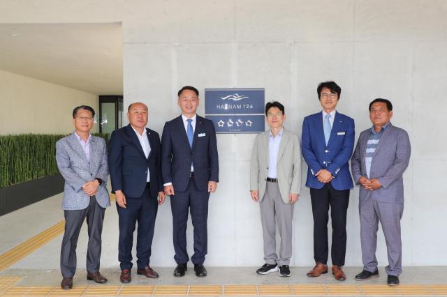 한국관광공사 해남126호텔 4성 등급 현판식 사진한국관광공사
