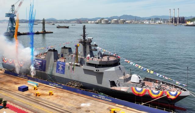 HD現代重工業、フィリピン輸出の遠海警備艦進水