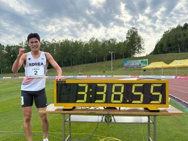 이재웅, 32년 만에 육상 1500m 한국 신기록…3분38초55