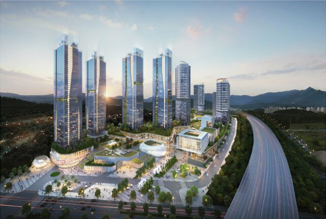 MDM플러스 동탄2신도시 시니어타운 조감도 사진MDM