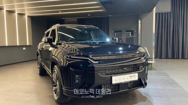 KGM 액티온 하이브리드 차량사진김지영 기자