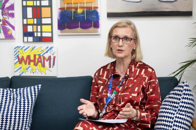 Jane Smith Head of Primary School at Dulwich College Seoul speaks with AJP at her school in northeastern Seoul on June 13 2025 Courtesy of Dulwich College Seoul