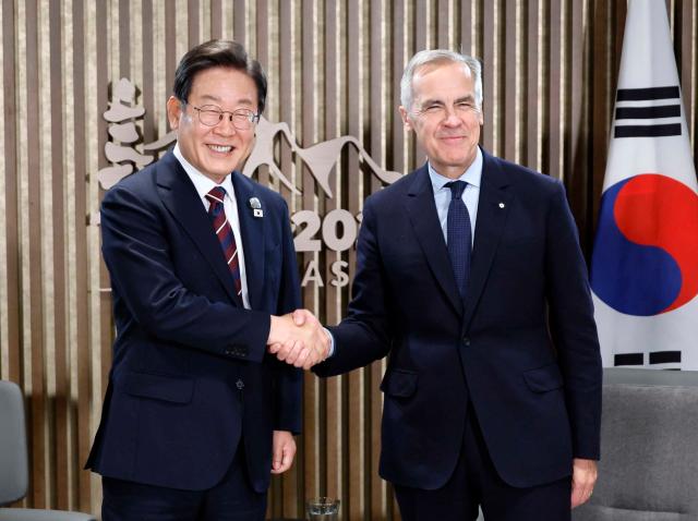 李大統領、カナダのマーク・カーニー首相と会談…「安保・防衛産業協力を深化していく」