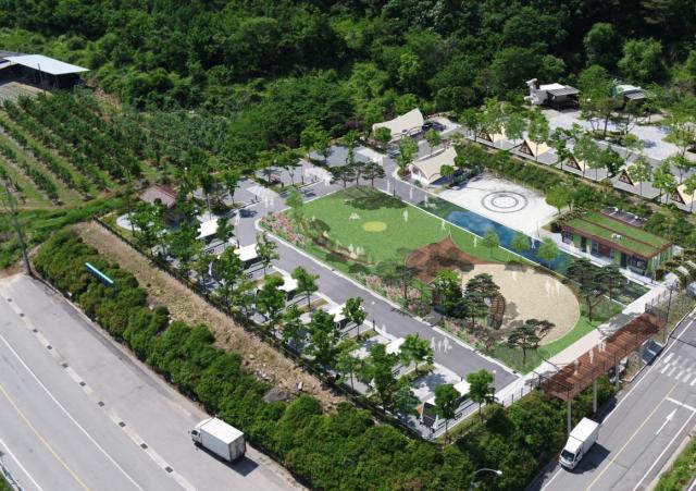 청량산 수원캠핑장 계획도사진수원시