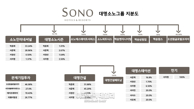 대명소노그룹 지분도그래픽김지영 기자