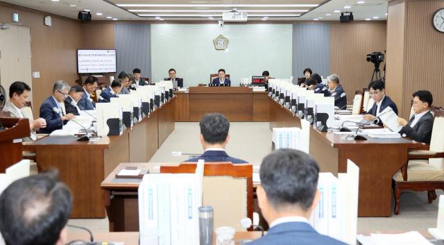 제359회 정례회 제1차 예산결산특별위원회 모습사진충남도의회