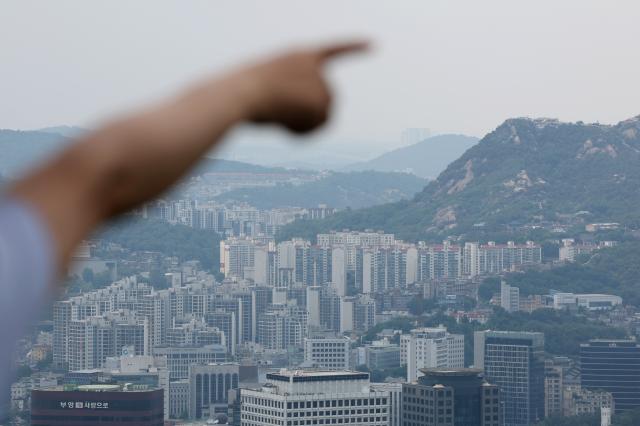 서울 시내 한 아파트 밀집 지역 전경 연합뉴스