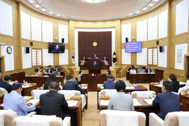 경산시의회 제263회 정례회 제2차 본회의 진행 모습 사진경산시의회