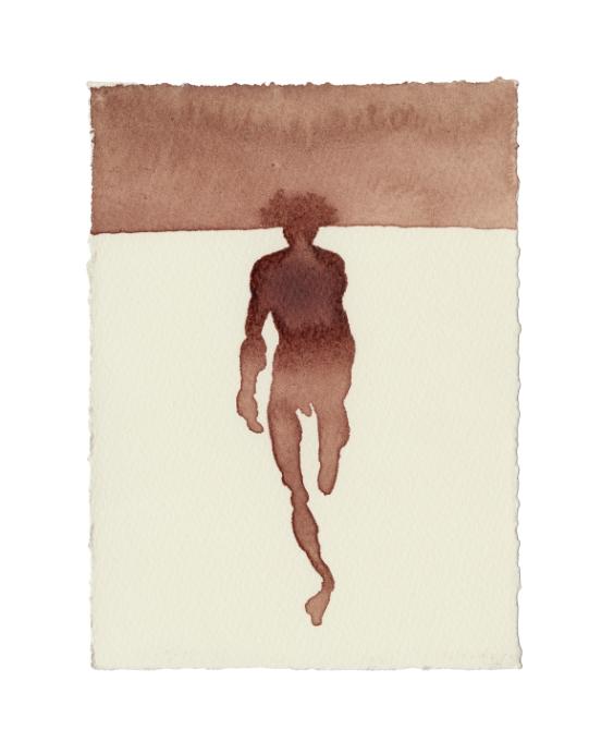 RUN I_2021_192 x 14_Blood on paper 사진뮤지엄 산