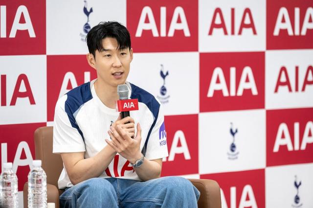 21일 한국 축구 국가대표 캡틴 손흥민이 AIA생명과 소아암 아동을 위한 꿈 멘토링을 진행했다 사진AIA생명
