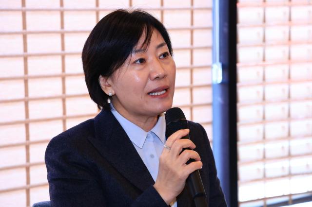 송미령 농림축산식품부 장관이 기자간담회에서 발언하고 있다사진농식품부