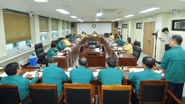 2025년 여름철 호우대비 추진대책 간담회 모습사진논산시의회