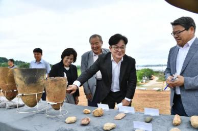 김병수 김포시장 국가 대표 대신유적인 신안리 위치 김포도시 경쟁력의 자산이 될 것
