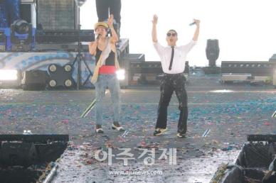 [포토] GD·싸이, 소리질러!