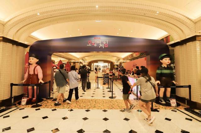 Squid Game Season 3 pop-up store provided by Shinsegae Department Store