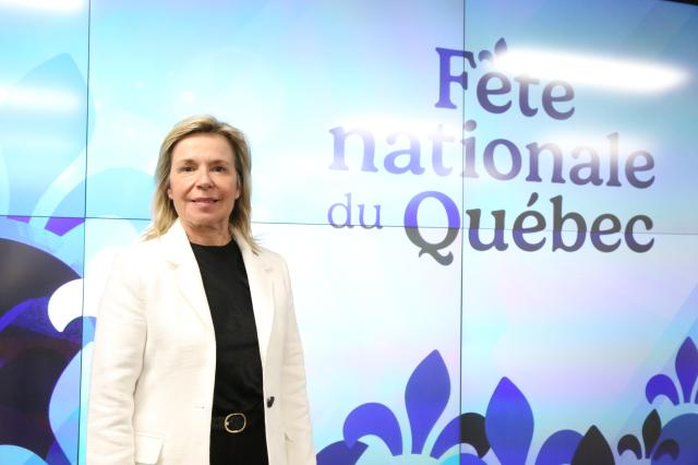 Quebec Minister of International Relations and La Francophonie Martine Biron poses for a photograph during an interview discussing trade ties innovation and cultural diplomacy between Quebec and South Korea on June 27 AJP Park Sae-jin