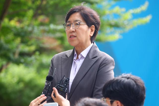 정은경 보건복지부 장관 후보자가 30일 오전 서울 중구 남대문로에 마련된 인사청문회 준비 사무실로 출근하고 있다 20250630사진유대길 기자 dbeorlf123ajunewscom