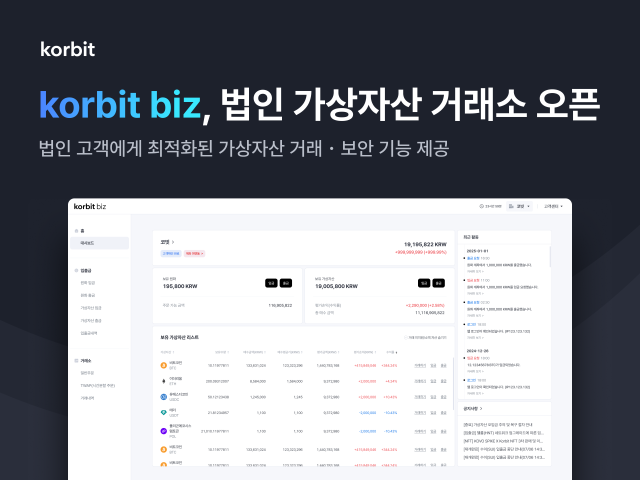 코빗, 가상자산 법인 시장 정조준…전용 서비스 출시