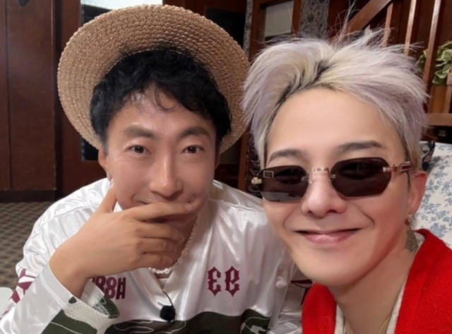 박명수왼쪽와 GD 사진박명수 SNS