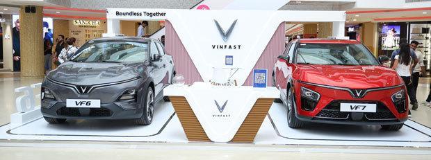 빈패스트는 인도 주요 11개 도시에서 SUV ‘VF7’과 ‘VF6’를 전시하는 행사를 시작했다 사진빈패스트 제공