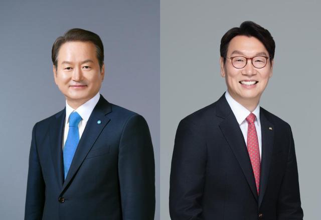 성대규 동양생명 신임 대표왼쪽와 곽희필 ABL생명 신임 대표 사진동양생명·ABL생명