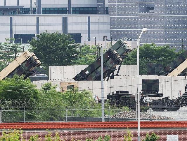 지난 5월 23일 경기도 평택시 캠프 험프리스에 패트리엇 미사일이 배치돼 있다 사진연합뉴스