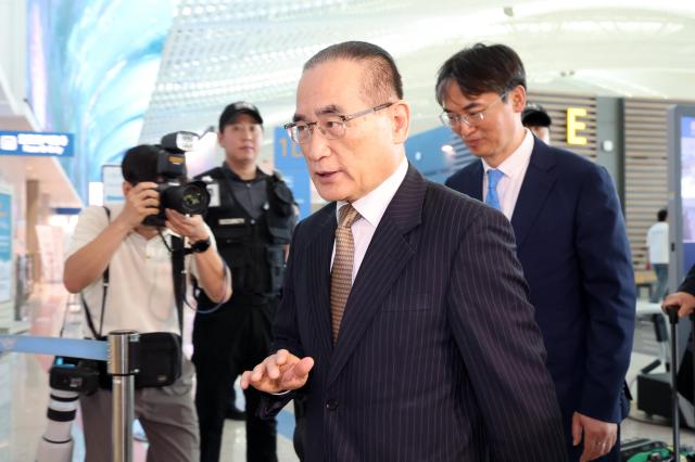 Koreas security chief heads to US for talks on Lee-Trump summit