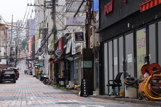 지난달 16일 서울의 한 골목상권 사진연합뉴스