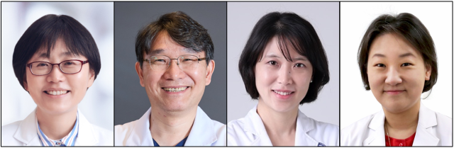 제14회 광동 암학술상 수상자왼쪽부터 박영주 서울의대 내분비대사내과 교수 김신곤 고려의대 내분비내과 교수 김효송 연세암병원 종양내과 교수 신애선 서울의대 예방의학교실 교수사진광동제약