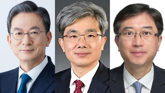왼쪽부터 정성호 김상환 오영준 후보자 사진연합뉴스