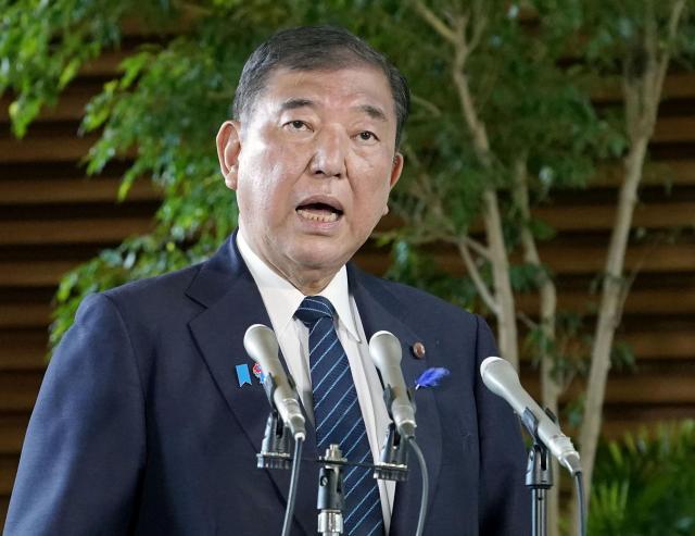 이시바 시게루 일본 총리사진교도로이터연합뉴스