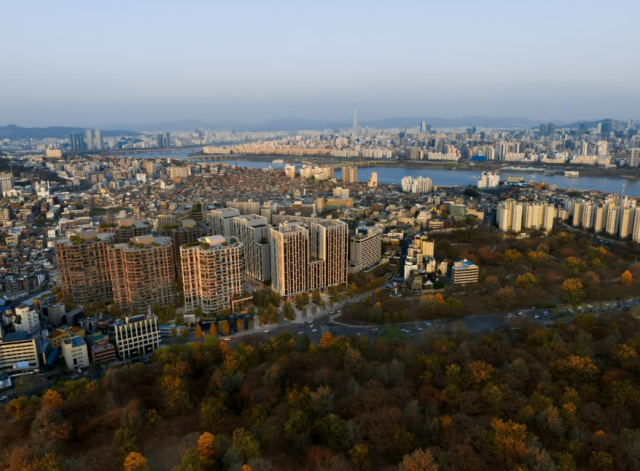 더파크사이드 서울 조감도 사진일레븐건설