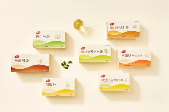 동서식품 차 패키지 리뉴얼 사진동서식품