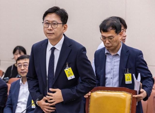 배경훈 과학기술정보통신부 장관 후보자가 14일 국회 과학기술정보통신위원회 전체 회의에서 열린 인사청문회에 참석하고 있다 사진연합뉴스