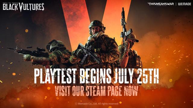 위메이드 PC FPS 블랙 벌처스 프레이 오브 그리드 스팀 플레이 테스트 통해 글로벌 최초 공개