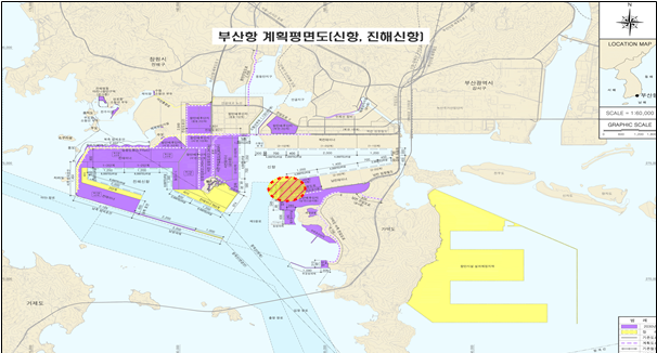 부산항 계획평면도신항 진해신항사진해양수산부
