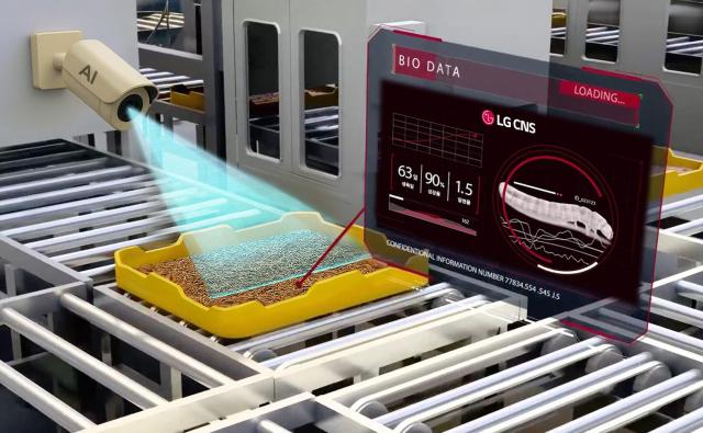 A visualization of LG CNS insect smart factory Courtesy of LG CNS