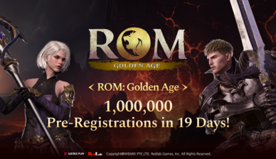 위메이드, 웹3 MMORPG 롬: 골든 에이지 사전예약 100만 돌파