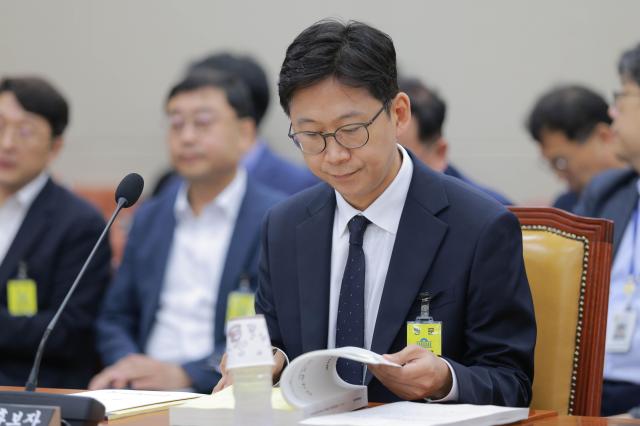 배경훈 과학기술정보통신부 장관 후보자가 14일 서울 여의도 국회 과학기술정보통신위원회에서 열린 인사청문회에 출석하고 있다 20250714사진유대길 기자 dbeorlf123ajunewscom