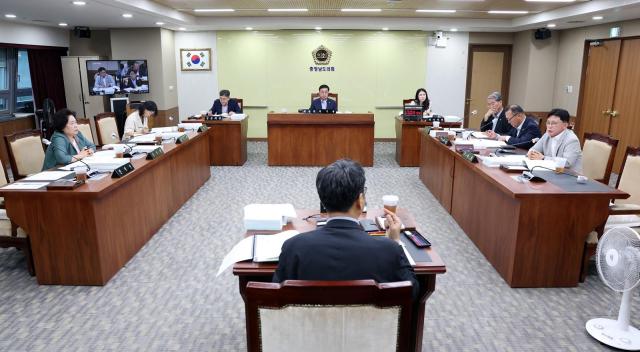 제360회 임시회 제1차 행정문화위원회사진충남도의회