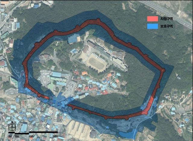 서천읍성 사적 지정보호 구역안