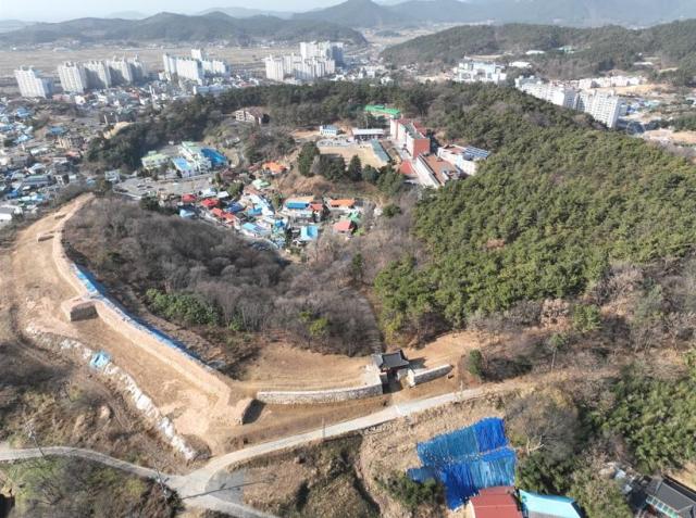 서천읍성 항공사진