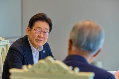 이재명, 김종인과 경제·통상 해법 논의… 대미 협상 긴 호흡 필요